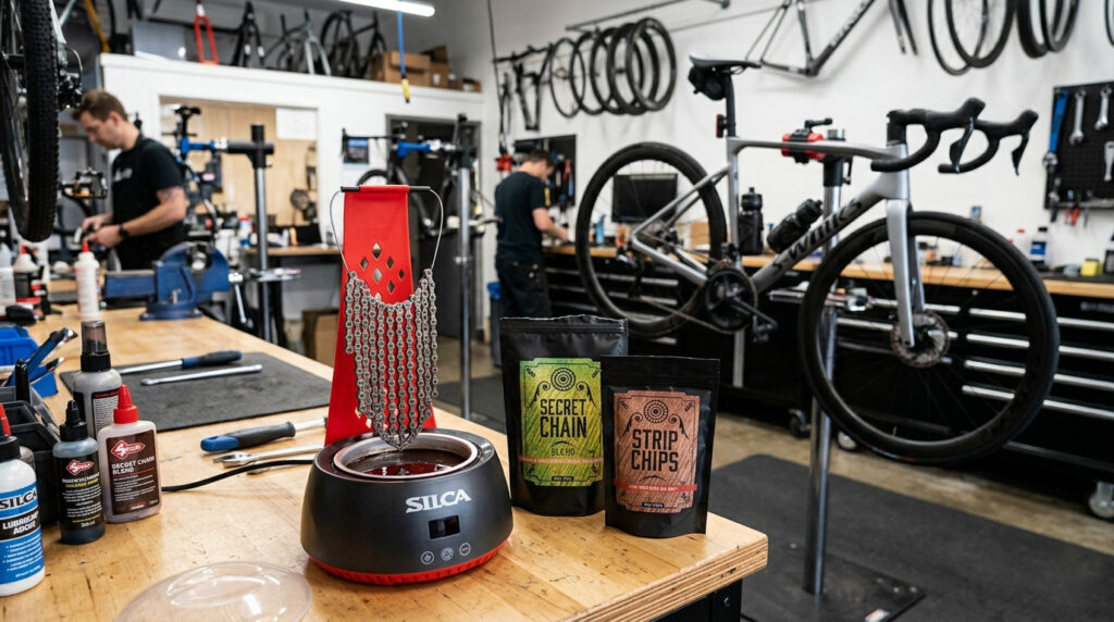 voskování řetězu - SILCA